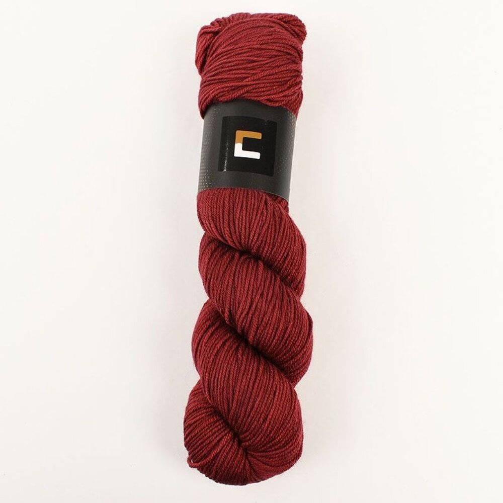 Dyed By Delz Twist DK Yarn SW Merino Wool Hand Dyed 273 Yds 100g Color Lyras Hat